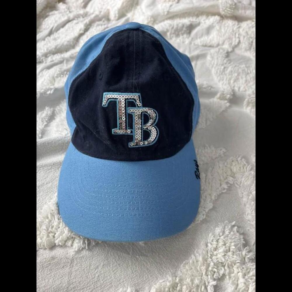 Tampa Bay Rays Sequin Womens Baseball Hat